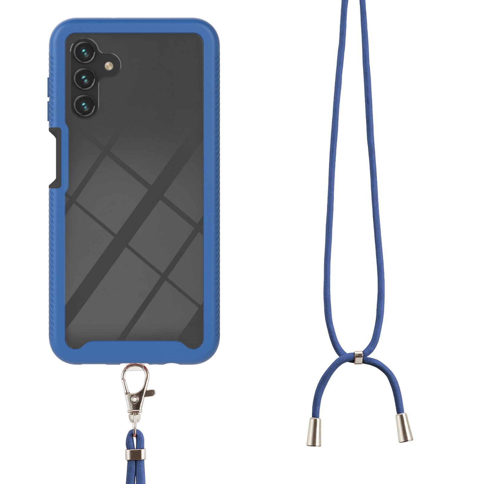 YB PC Series-4 Phone Case for Samsung Galaxy A13 4G / 5G / M13 5G / A04s 4G (164.7 x 76.7 x 9.1 mm) PC TPU Cell Phone Protective Cover with Lanyard YB PC Series-4 Phone Case for Samsung Galaxy A13 4G / 5G / M13 5G / A04s 4G (164.7 x 76.7 x 9.1 mm) PC TPU Cell Phone Protective Cover with Lanyard